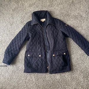 Navy Michael Kors Coat